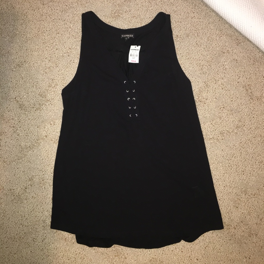 Black Express Tank. New with tags still on!!