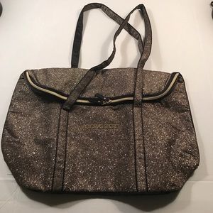 Victoria's Secret Gold Sparkling Bag