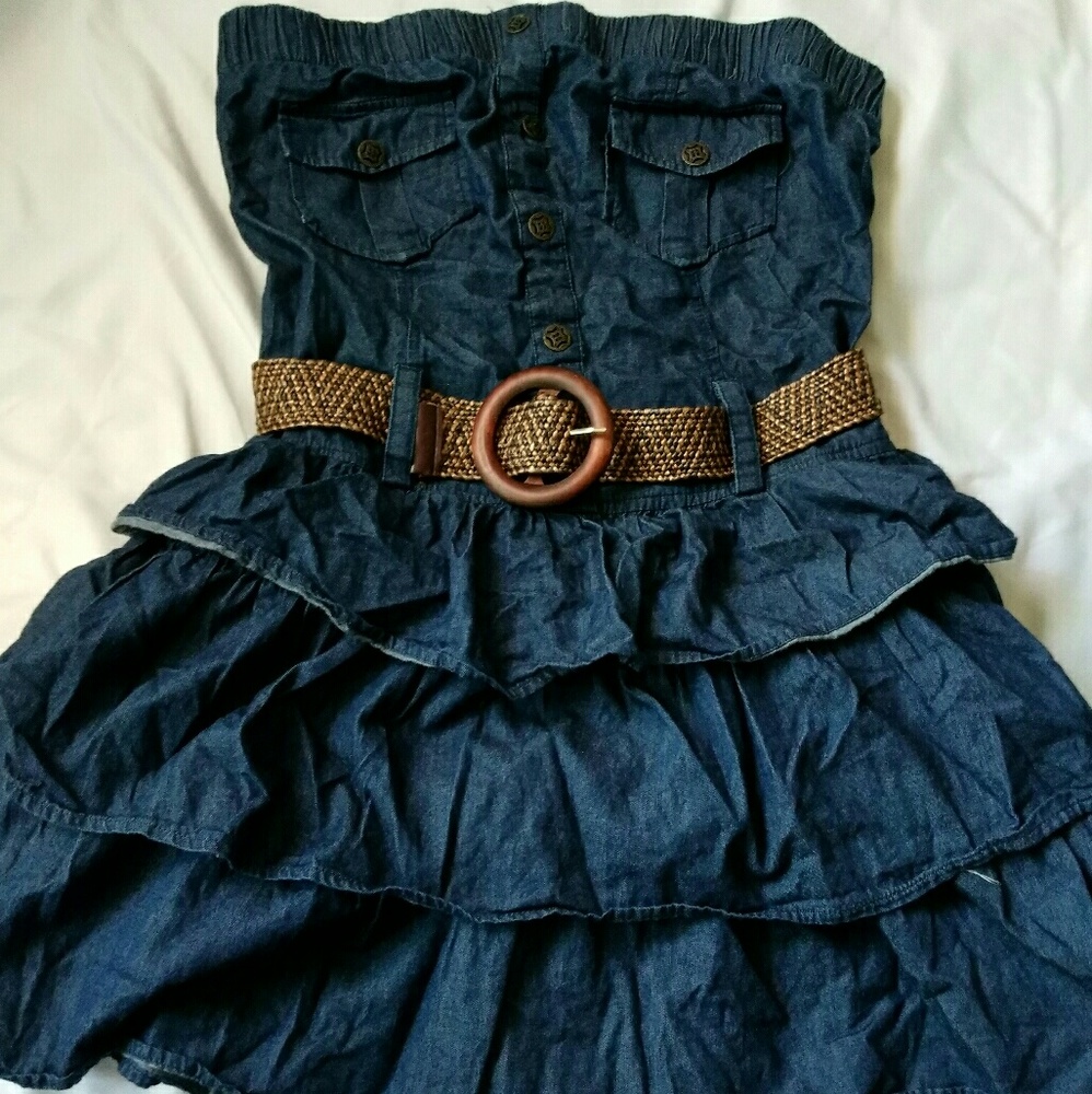 Denim dress
