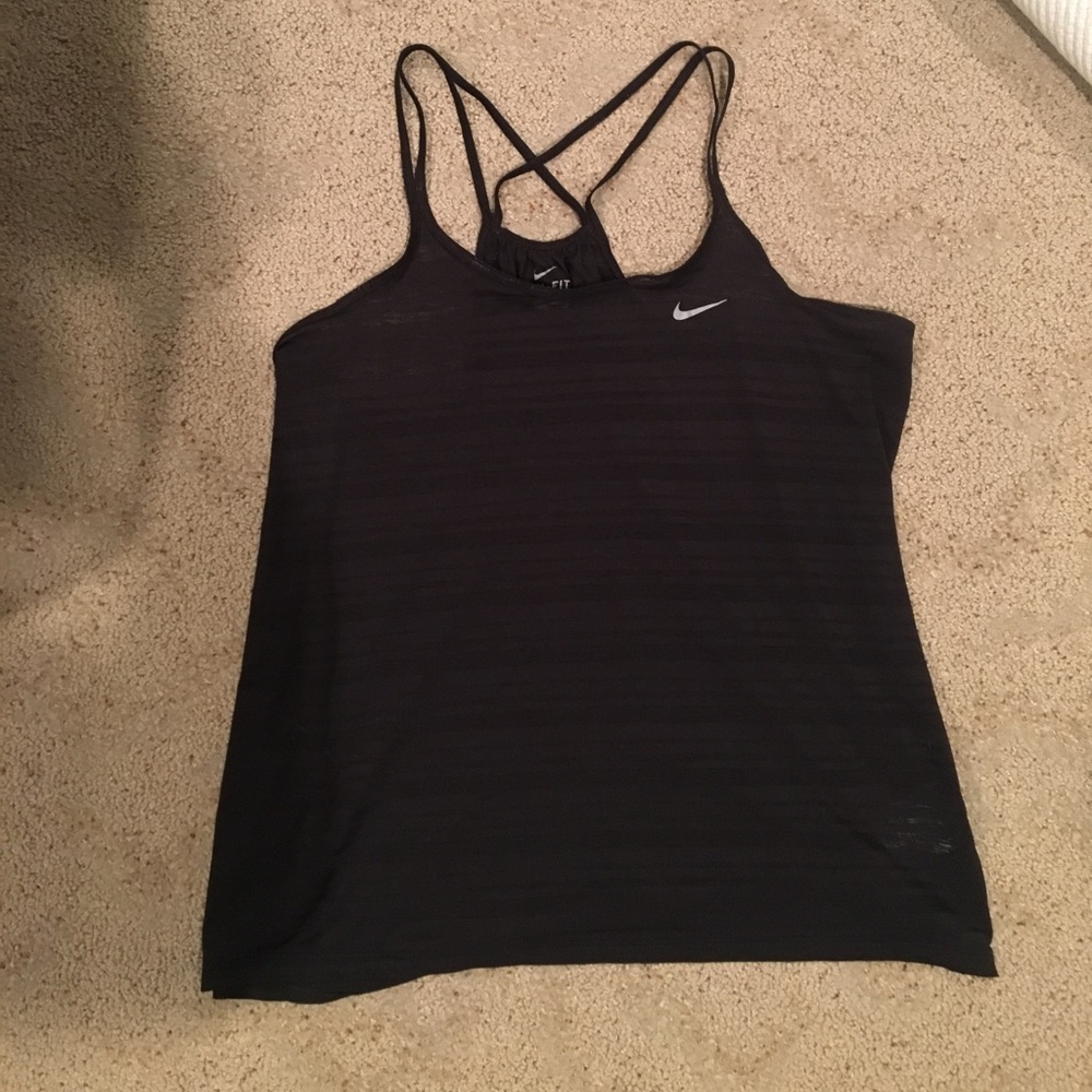 Black Nike women's tank
