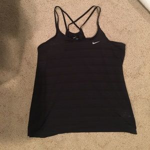 Black Nike women's tank