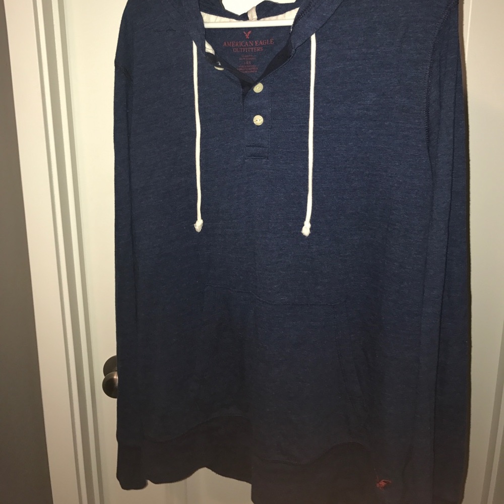 Hoodie American eagle warn once or twice