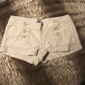 Express tan shorts