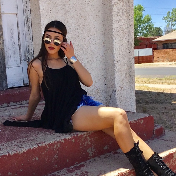 Black Crochet Bohemian Style Top-HOST PICK-LAST 1 - Picture 2 of 7