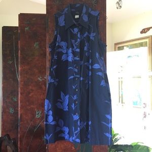Sig Zane Sleeveless Dress in Navy