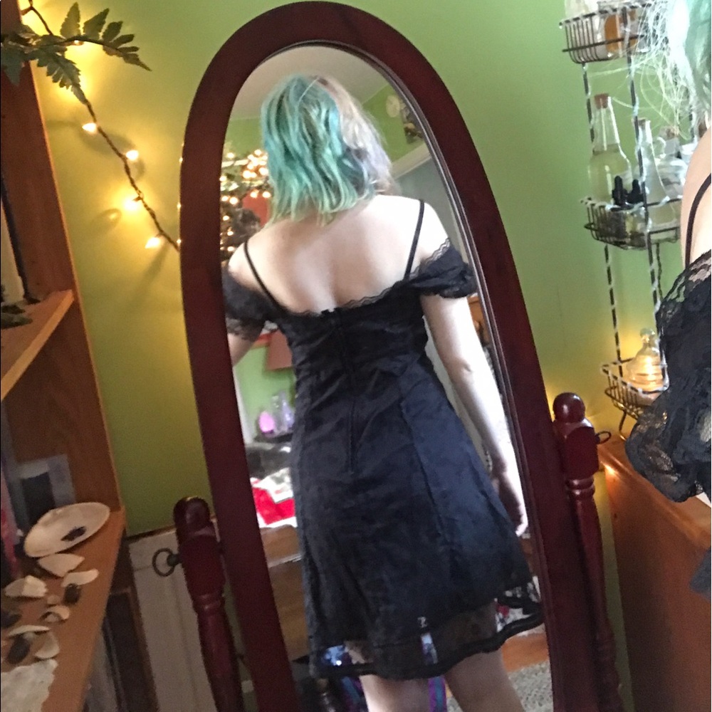 Lacey Black Dress - Picture 2 of 2