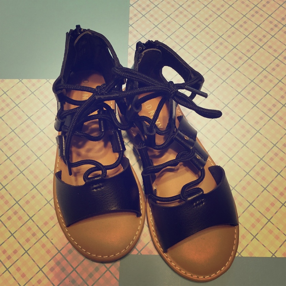 Almost New - Lace-Up Gladiator Sandals for Girls