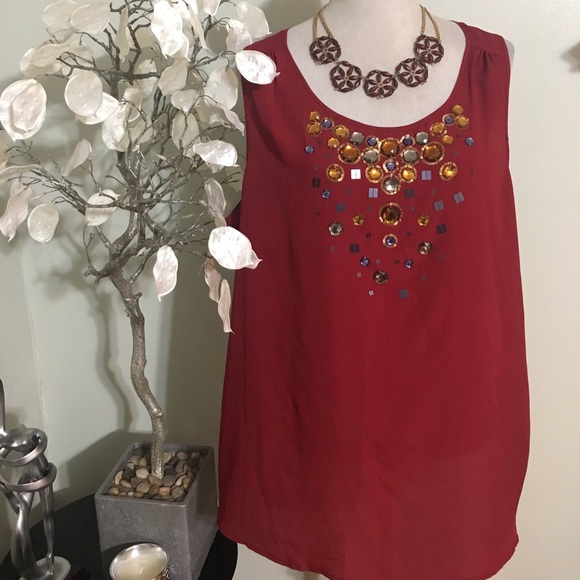 Lane Bryant Tops - LANE BRYANT PLUS SIZE ELEGANT TOP