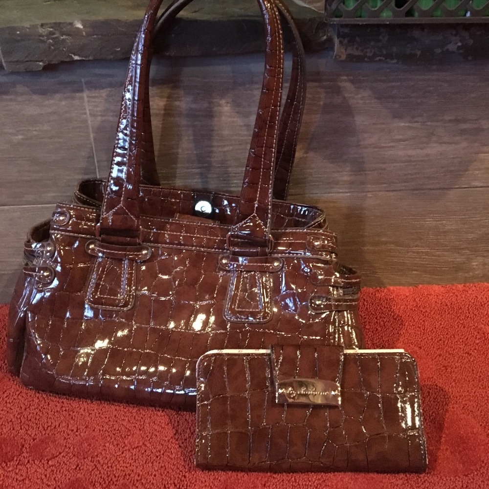 Brown Liz Claiborne Purse and Wallet