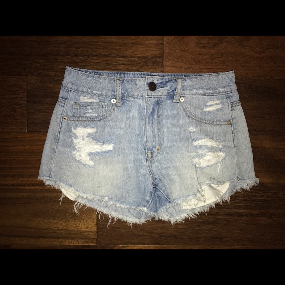 American Eagle Festival Shortie Jean Shorts Size 4