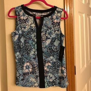 TAHARI Sleeveless Top Size Small New