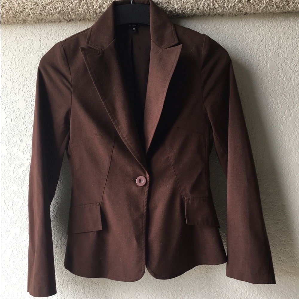 Brown blazer