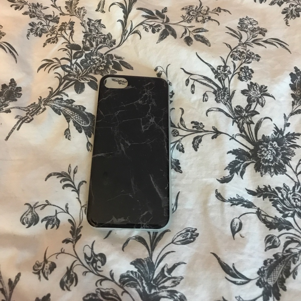 Black marble iPhone 6 case
