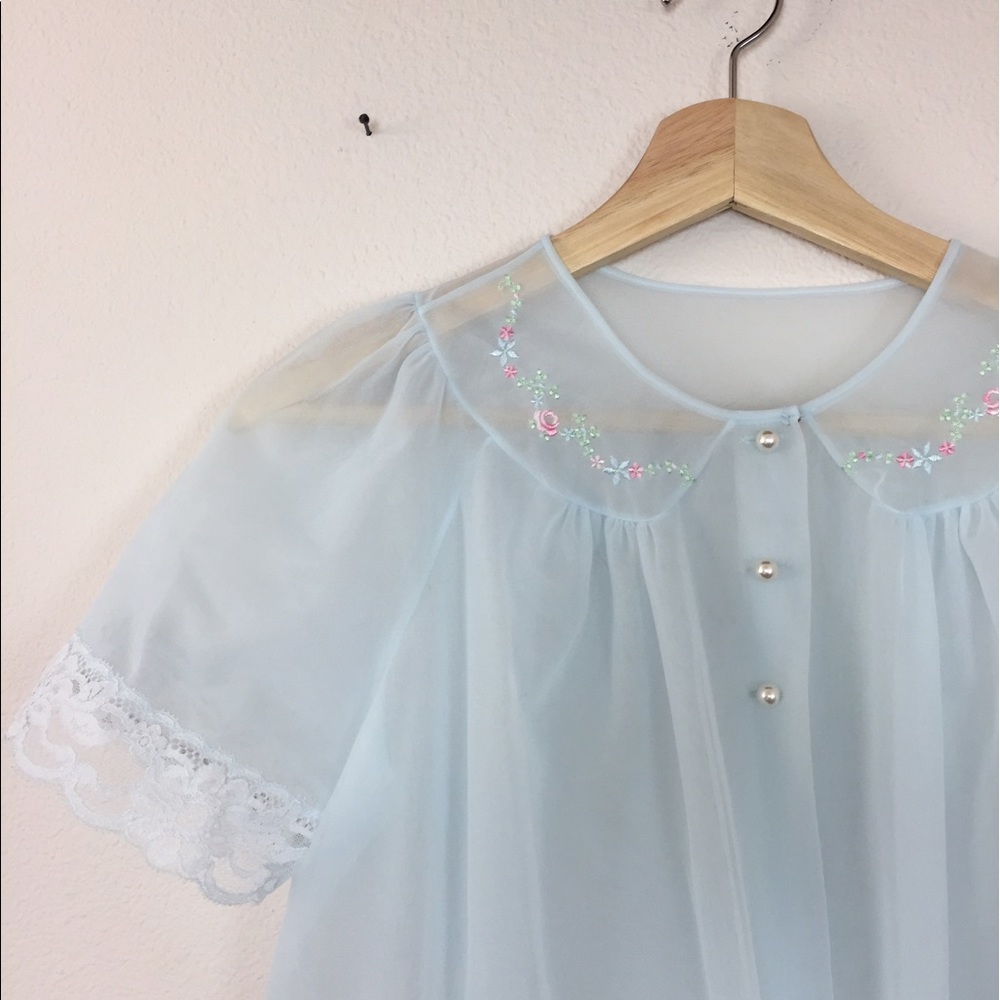Vintage sheer night gown