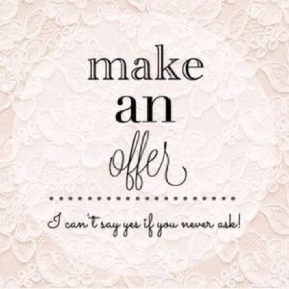 Reasonable offers accepted!