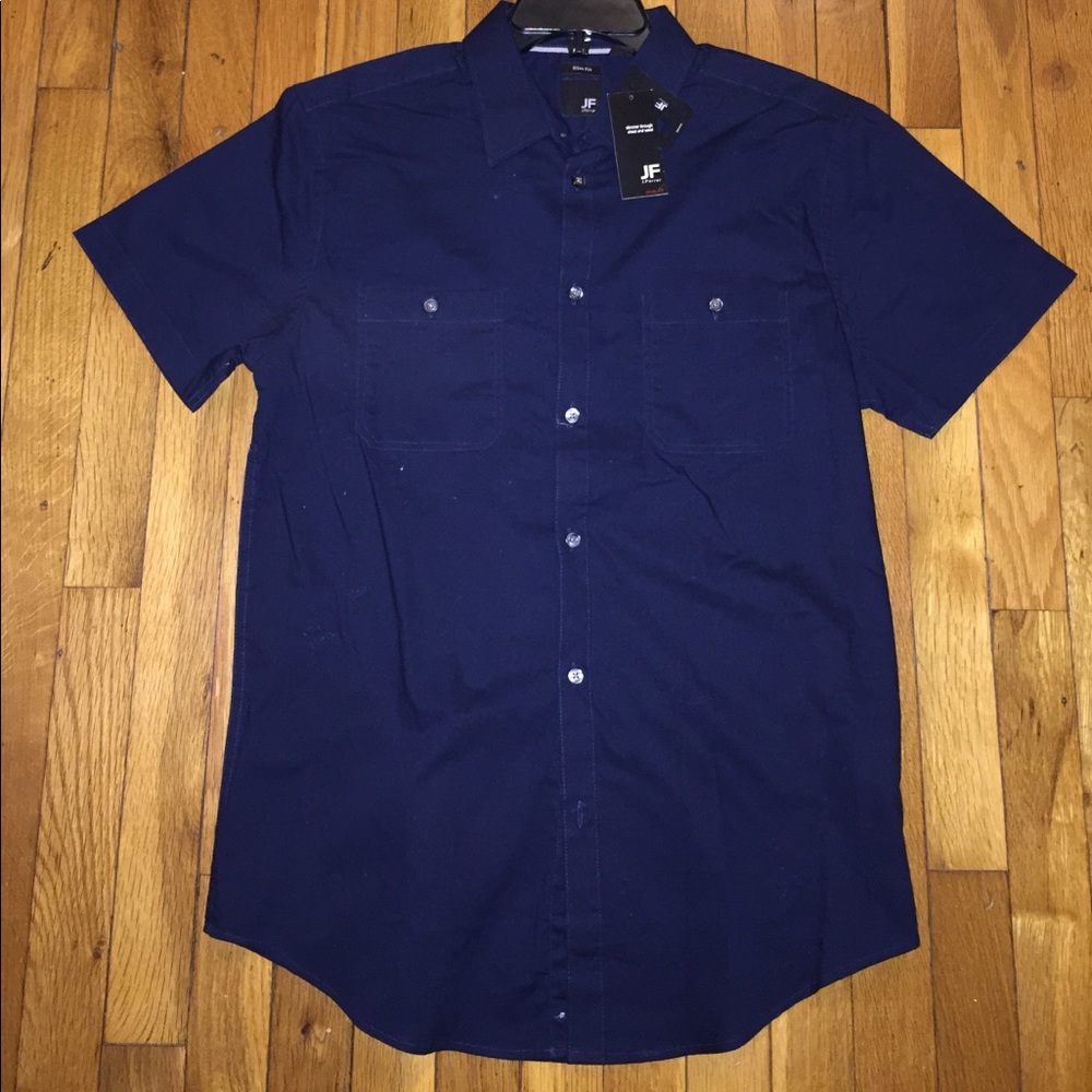 New men's button down shirt slim fit M 15-151/2