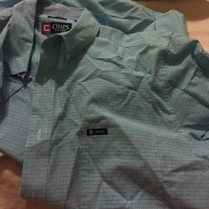 Chaps short sleeve button up shirt