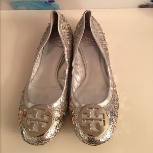 Sparkly flats