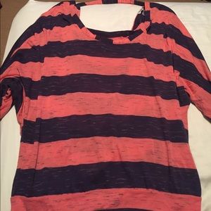 Mid-Sleeve Striped Splendid Shirt