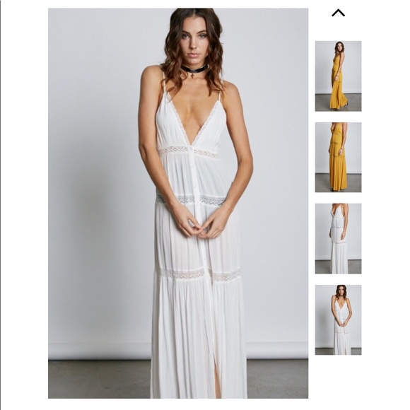 LAST 1️⃣ Crystal Cove Mustard Maxi Dress - Picture 6 of 8