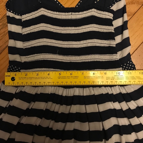 Make an offer! Hollister blue and white dress - Picture 7 of 8