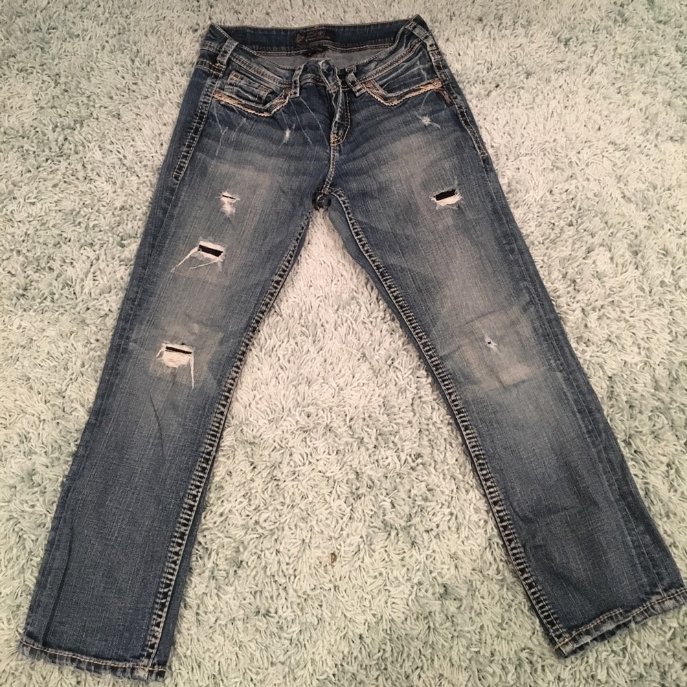 Silver Suki Mid Capri