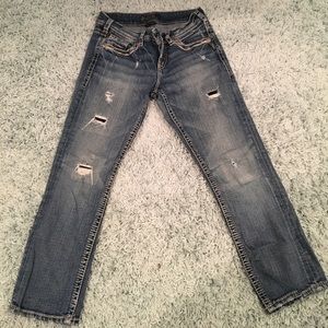 Silver Suki Mid Capri