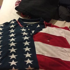 American flag polo