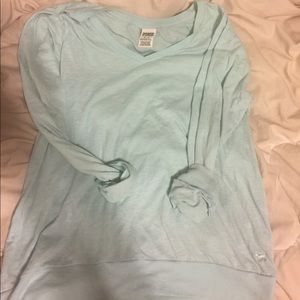 New turquoise VS PINK long sleeve
