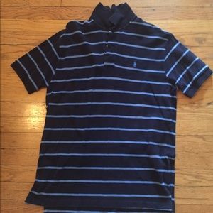 Polo Ralph Lauren Navy Striped Polo