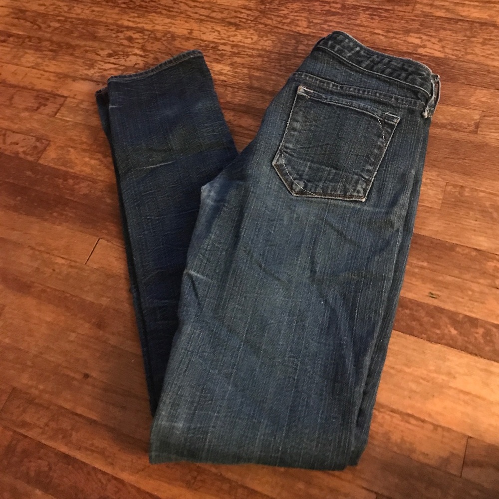 Earnest sewn medium colored jeans