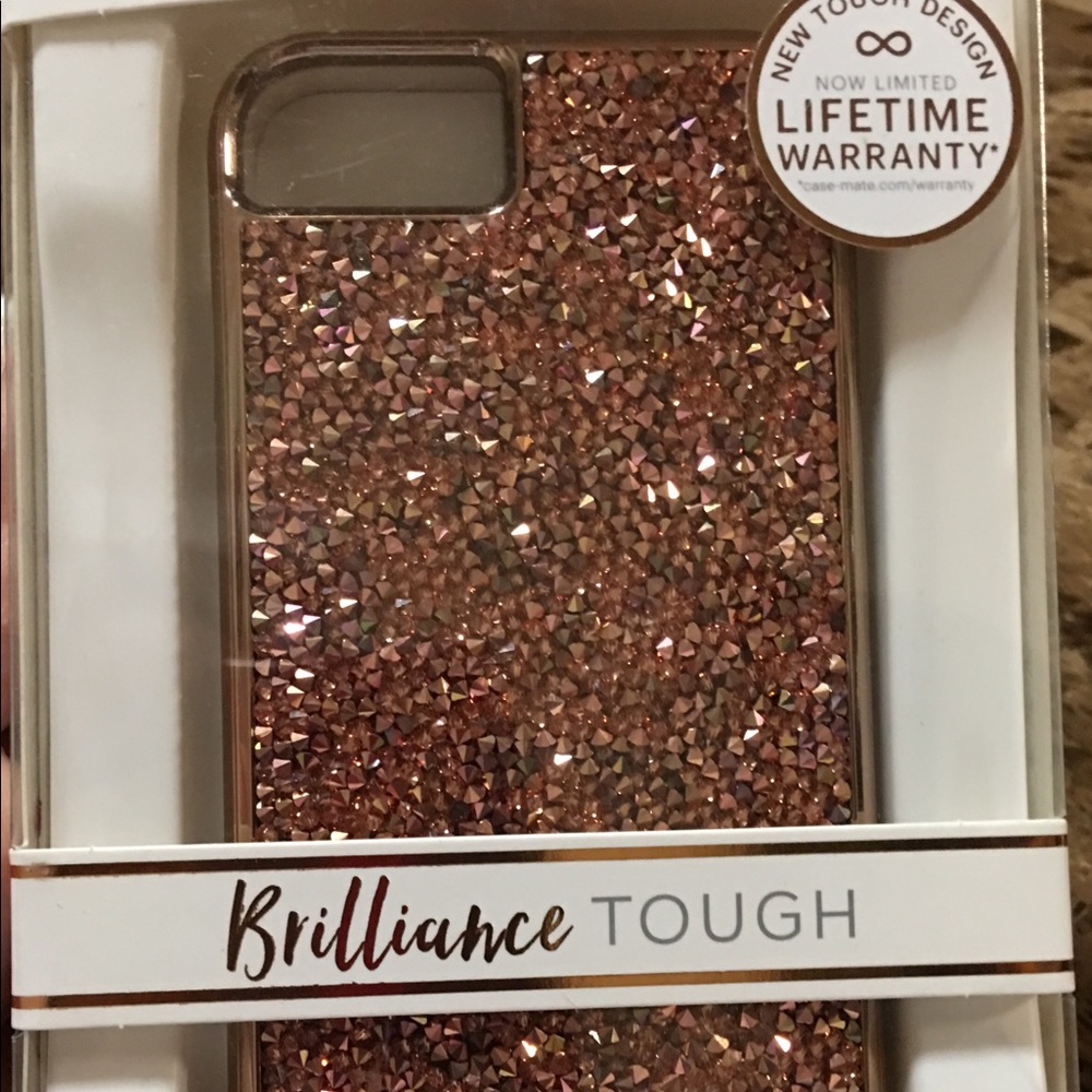 100% Authentic Casemate Brilliance Tough Rose Gold