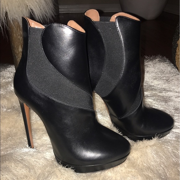 New Alaia Bottines Platef Veau Soft Boots - Picture 3 of 8