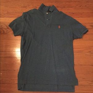 Polo Ralph Lauren light blue polo shirt.