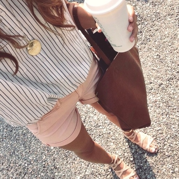 Anthropologie Pants - Anthropologie Pilcro Hyphen Chino Short - Peach 25