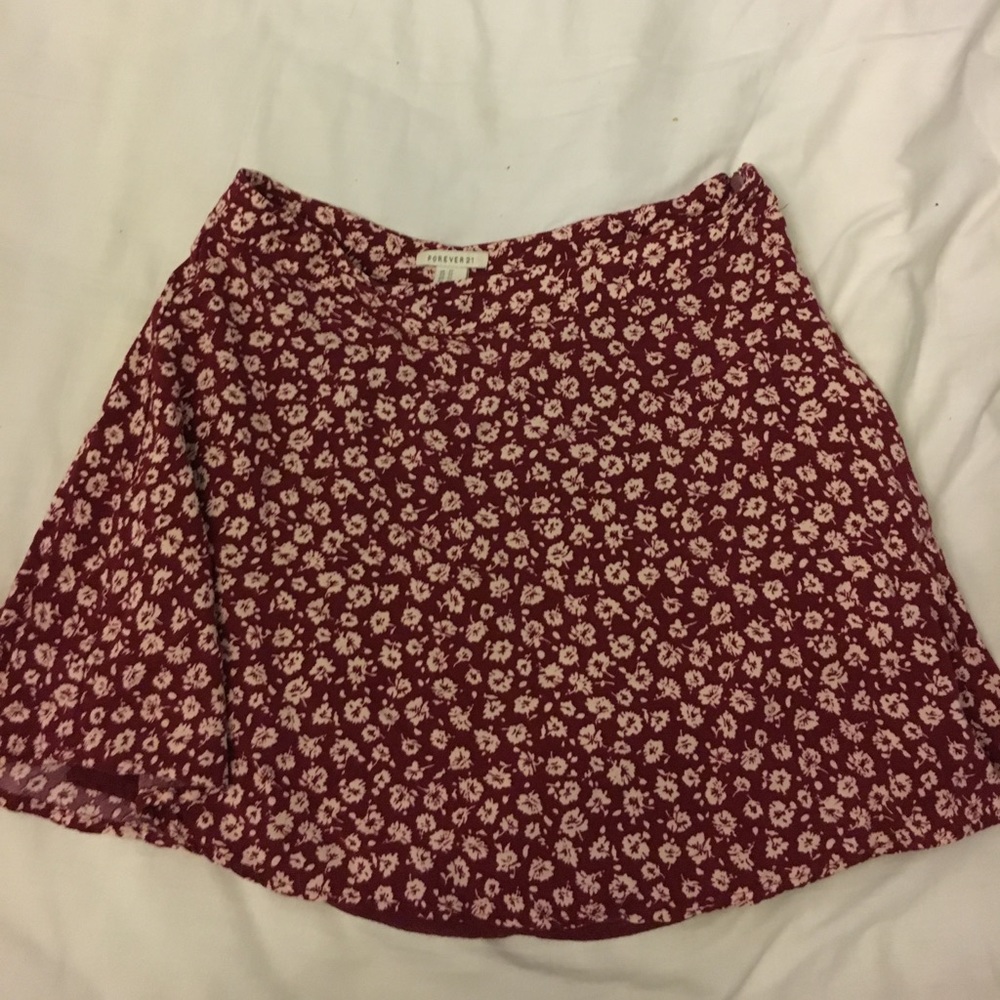 Forever21 floral skirt super cute!