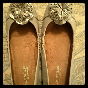 Naturalizer metallic ballet flats