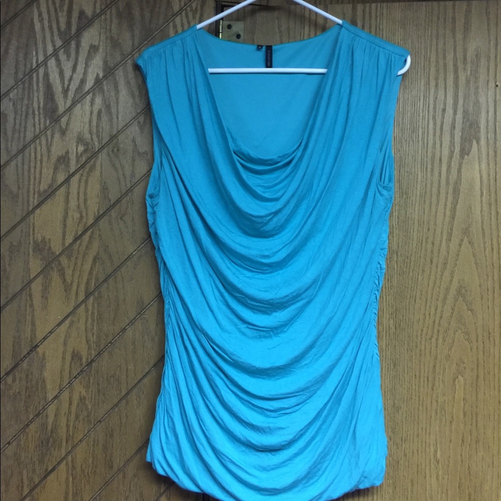 Cowl neck tank