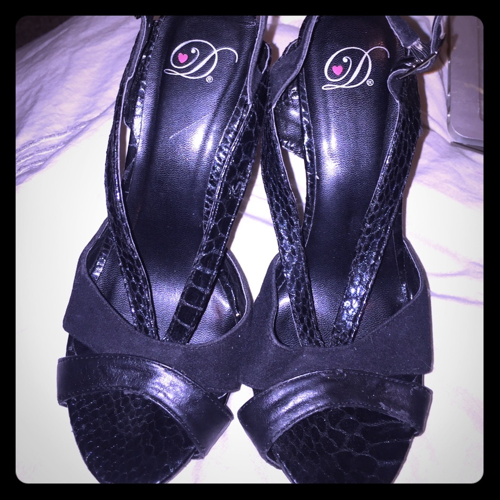 Black heels