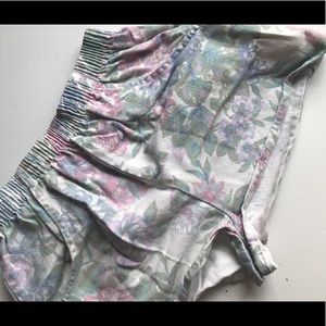 80's vintage floral shorts