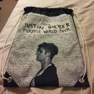 Justin Bieber tour bag