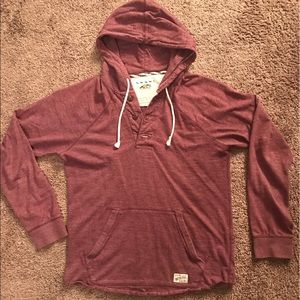 Vans Pullover Hoodie. Maroon color.