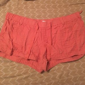 Mossimo Orange Drawstring Shorts