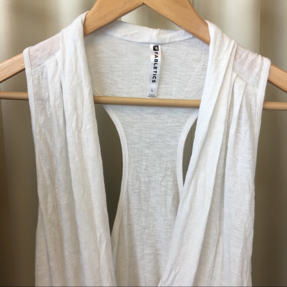 Fabletics Tops - Fabletics Aruba Wrap Surplice Top in White Fabletics Tops - Fabletics Aruba Wrap Surplice Top in White