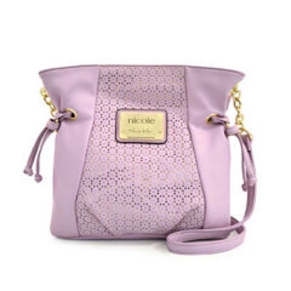 Nicole by Nicole Miller Lilac Crossbody Bag