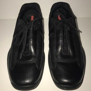 USED Prada Calzature Donna Nero Size 36.5