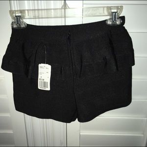 Forever 21 Ruffle bandage shorts
