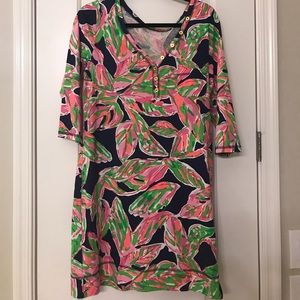 Lilly Pulitzer 3/4 sleeve dress