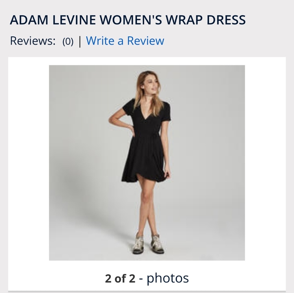 Black Wrap Dress