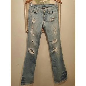 Armani Exchange destroy jean